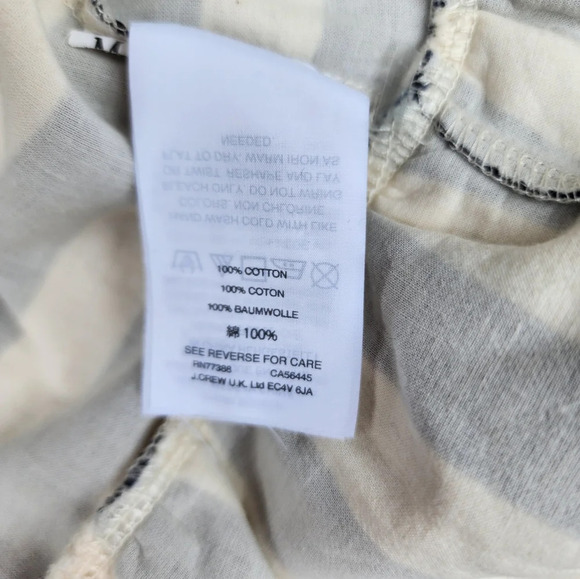 J. Crew Assymetrical Striped top.aM - Picture 8 of 12